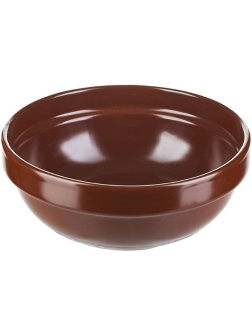 Салатник «Шоколад»;фарфор;0,6л;D=155,H=60мм;тем.корич.