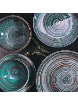 Салатник «Скандинавия»;керамика;0,5л;D=155,H=60мм;голуб.