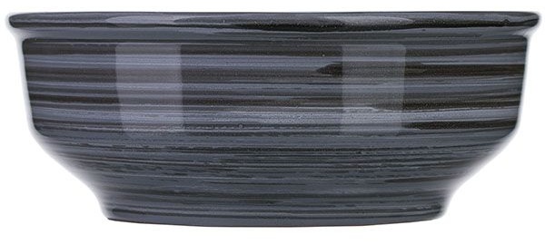 Салатник «Маренго»;керамика;0,5л;D=155,H=60мм;черный,серый