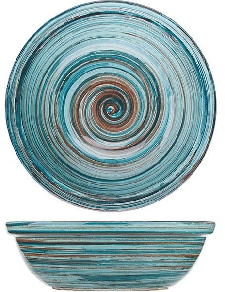 Салатник «Скандинавия»;керамика;0,5л;D=180,H=55мм;голуб.