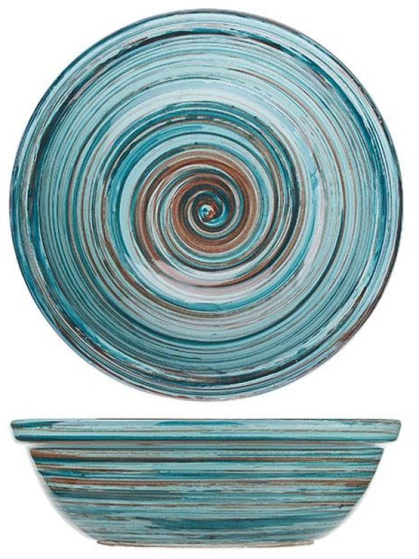 Салатник «Скандинавия»;керамика;0,5л;D=180,H=55мм;голуб.