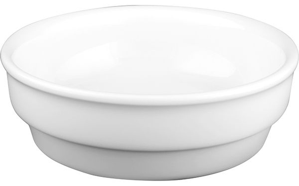 Салатник «Белая»;фарфор;300мл;D=112,H=53мм;белый