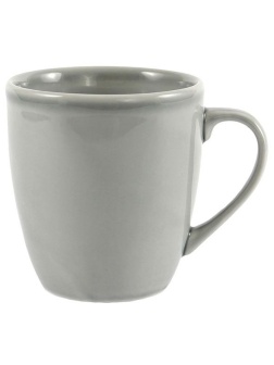 Кружка «Акварель»;фарфор;270мл;D=82/110,H=90мм;серый