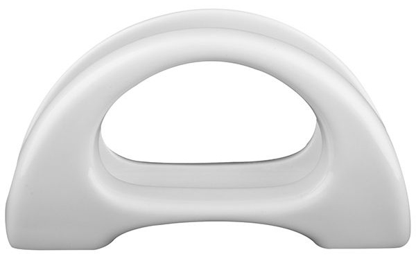 Салфетница «Белая» Классический;фарфор;,H=7,L=4,B=12см;белый