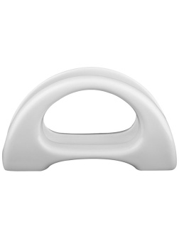 Салфетница «Белая» Классический;фарфор;,H=7,L=4,B=12см;белый