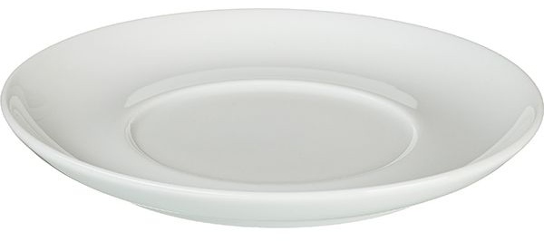 Блюдце «Белая» Практик;фарфор;D=145,H=18мм;белый