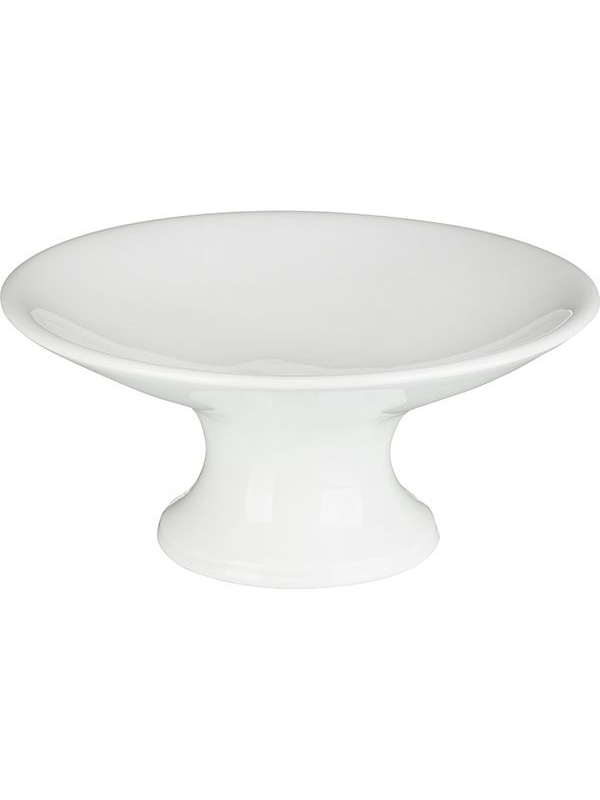 Ваза для фруктов «Белая» Принц;фарфор;D=21,H=10,3см;белый