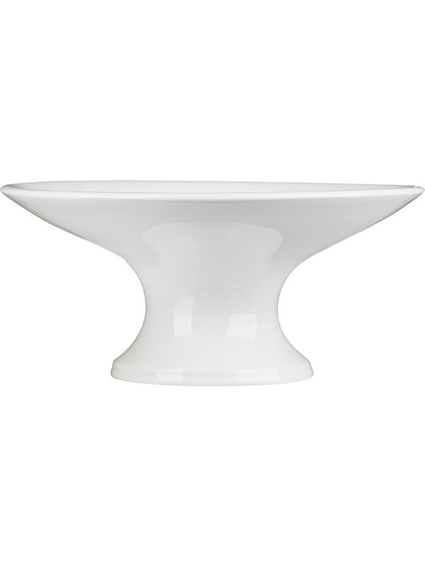 Ваза для фруктов «Белая» Принц;фарфор;D=21,H=10,3см;белый