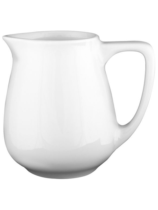 Молочник «Белая» Классический;фарфор;65мл;,H=60,L=50,B=66мм;белый