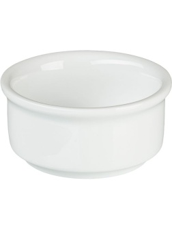 Соусник «Белая» Практик;фарфор;50мл;D=67,H=33мм;белый