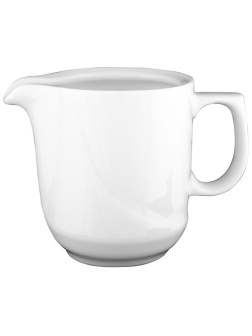Молочник «Белая» Принц;фарфор;100мл;,H=65,L=55,B=90мм;белый
