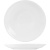 Белое блюдце «Кунстверк» из фарфора (диаметр 15 см)