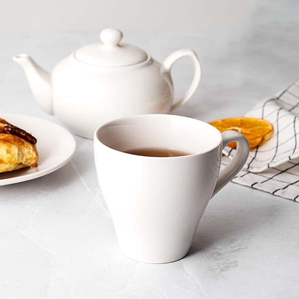 Белая чайная пара «Кунстверк» (объем 250 мл.)