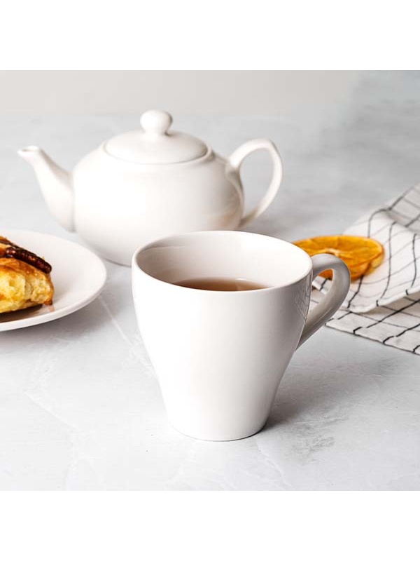 Белая чайная пара «Кунстверк» (объем 250 мл.)