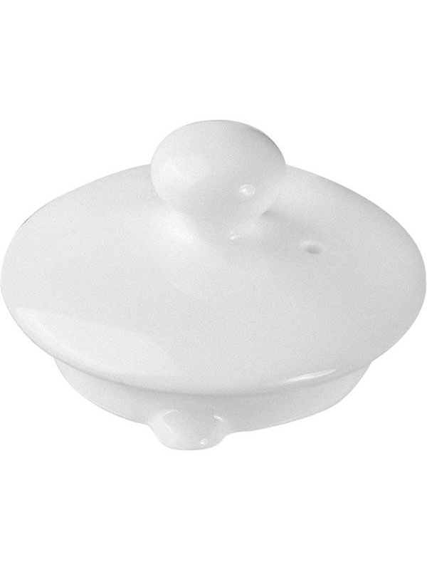 Белая фарфоровая крышка для чайника «Кунстверк»