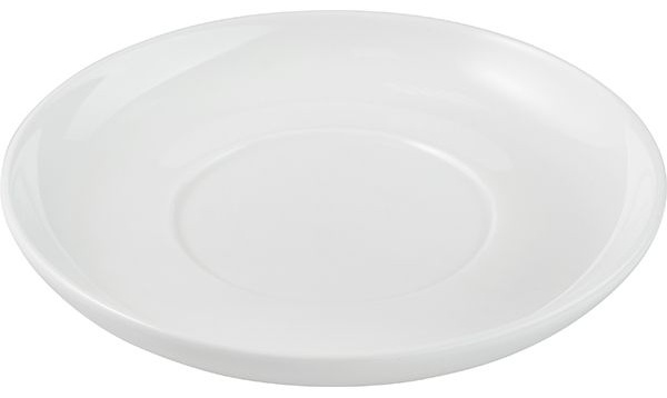 Белое блюдце «Полар» (диаметр 14 см)