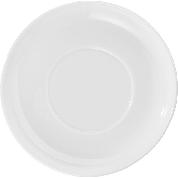 Белое блюдце «Полар» (диаметр 14 см)