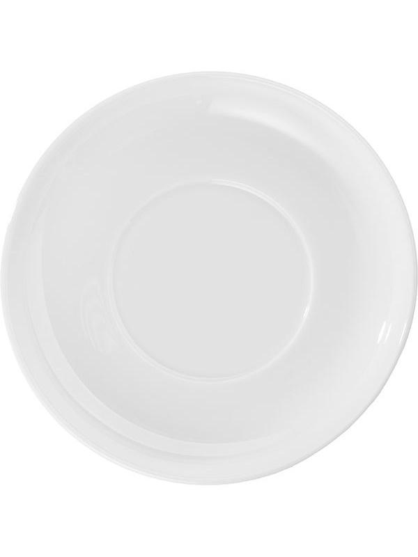 Белое блюдце «Полар» (диаметр 14 см)