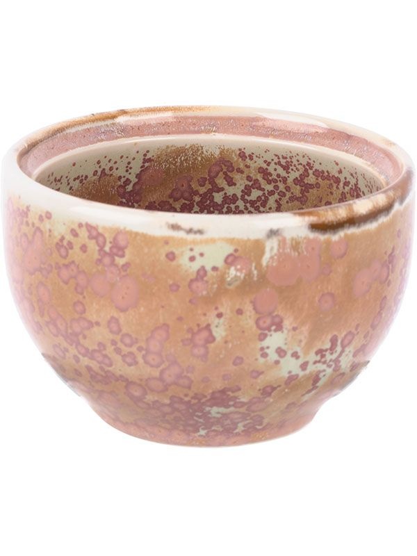 Сахарница «Пион» с крышкой;фарфор;200мл;D=91,H=60мм;розов.