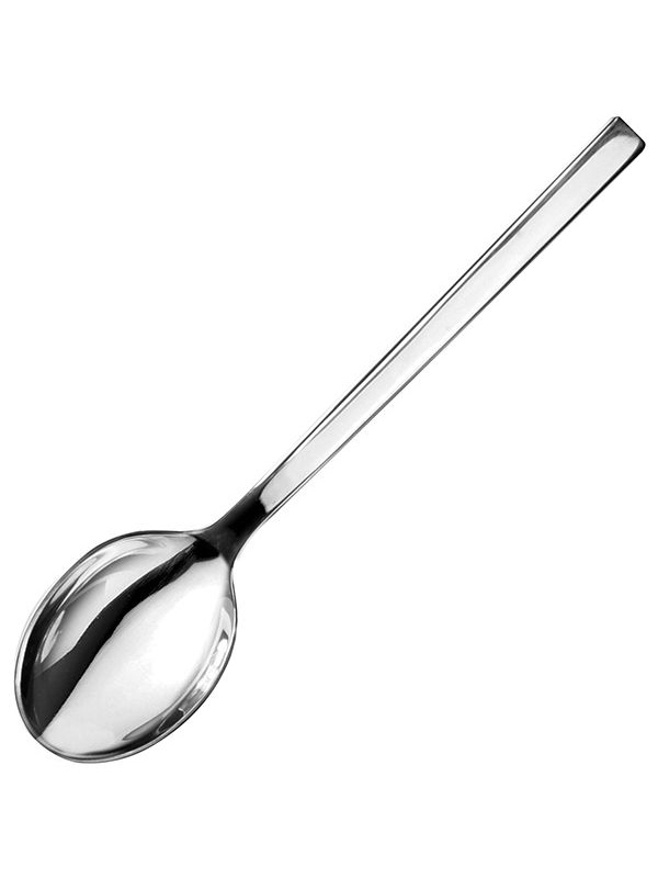 Ложка столовая «Профиль»;сталь нерж.;,H=25,L=205/60,B=4мм;металлич.