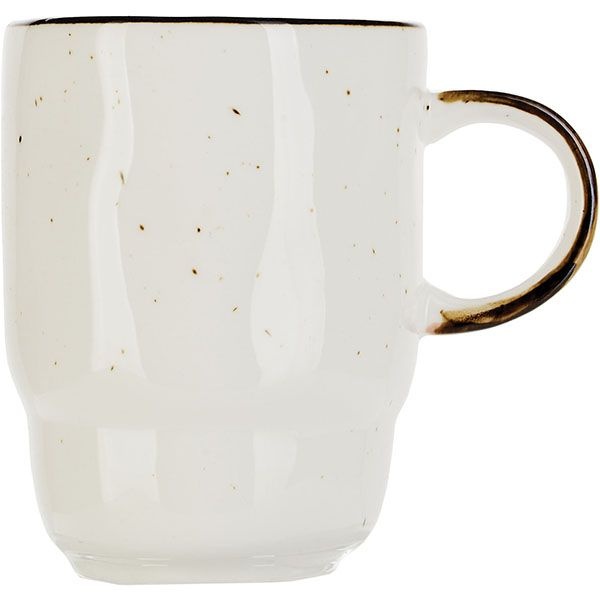 Кружка «Пастораль» с оранжевыми вкраплениями (объем 400 мл.)