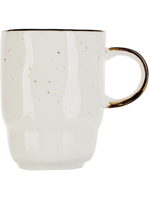 Кружка «Пастораль» с оранжевыми вкраплениями (объем 400 мл.)