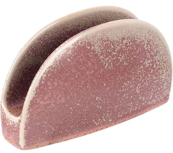 Салфетница «Пион»;фарфор;,H=85,L=140,B=45мм;розов.