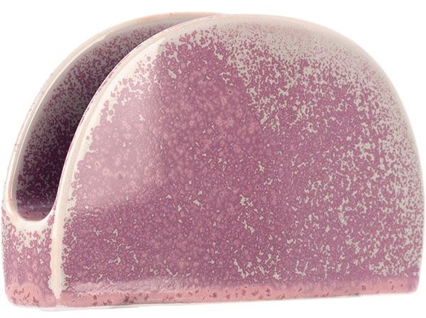 Салфетница «Пион»;фарфор;,H=85,L=140,B=45мм;розов.