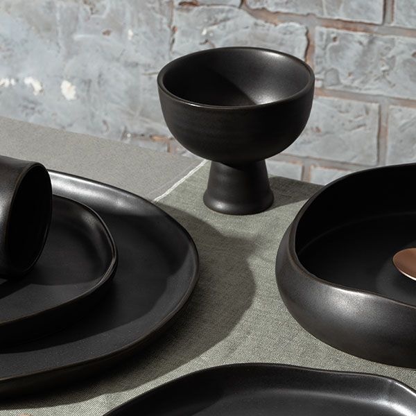 Черная керамическая креманка «Шейд» (объем 350 мл.)