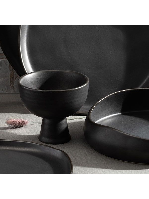 Черная керамическая креманка «Шейд» (объем 350 мл.)