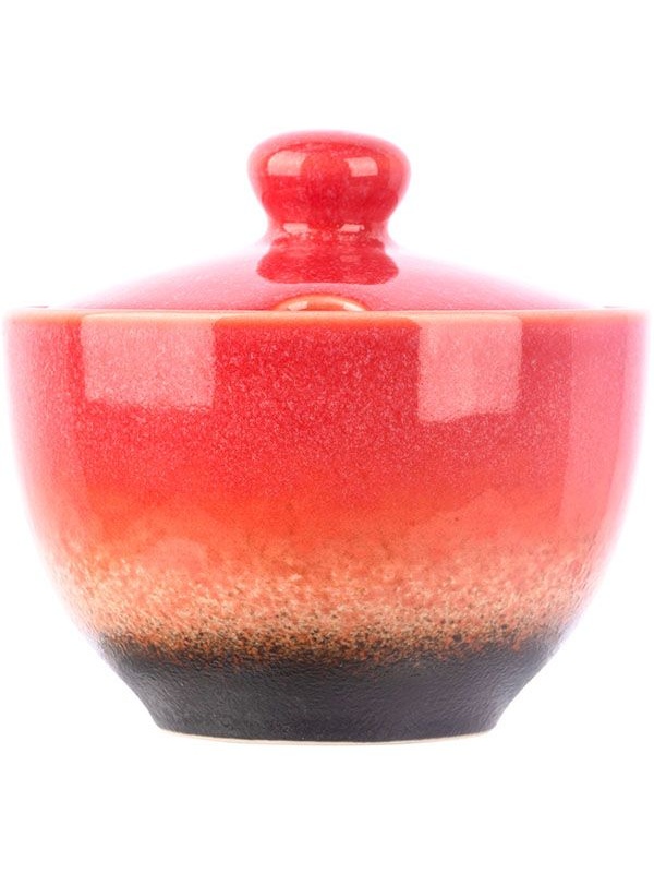 Красная сахарница «Агат» (200 мл.)