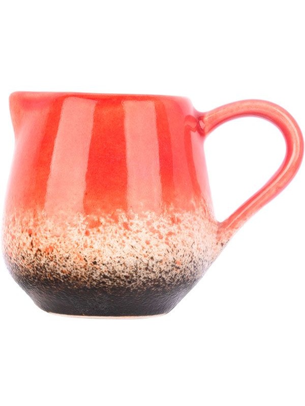 Молочник «Агат»;фарфор;90мл;D=40,H=60,L=85,B=40мм;красный