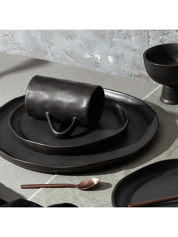 Черная керамическая кружка «Шейд» (объем 0,51л)