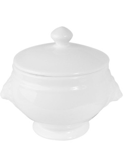 Чашка бульонная «Кунстверк»;фарфор;450мл;D=11,H=13,L=14см;белый