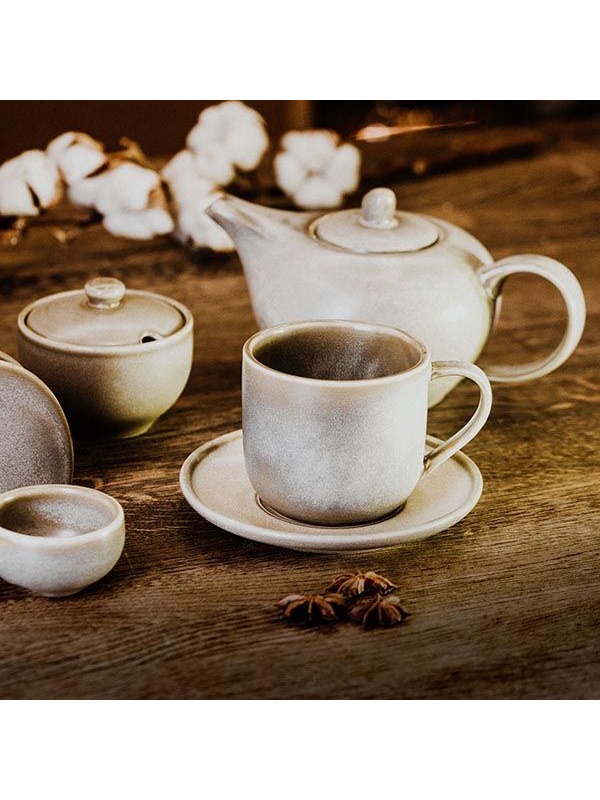 Блюдце «Агава»;фарфор;D=150/67,H=25мм;матовый,зелен.