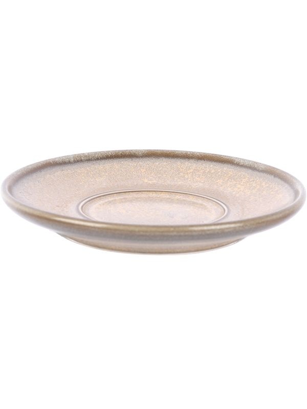 Блюдце «Агава»;фарфор;D=150/67,H=25мм;матовый,зелен.