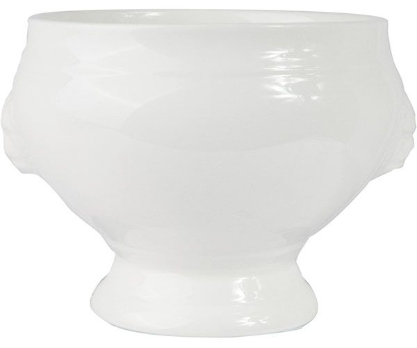 Чашка бульонная «Лион»;фарфор;400мл;D=100,H=95,B=120мм;белый