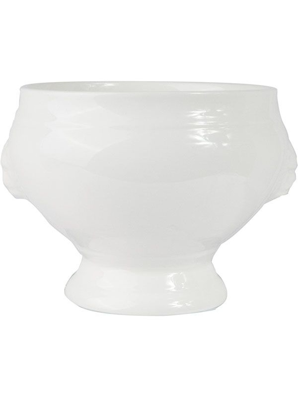 Чашка бульонная «Лион»;фарфор;400мл;D=100,H=95,B=120мм;белый