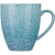 Кружка «Нептун»;фарфор;360мл;D=90,H=105,L=120мм;бирюз.,белый