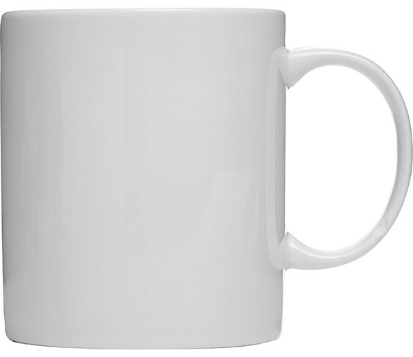 Кружка «Кунстверк»;фарфор;450мл;D=90,H=100,L=125мм;белый