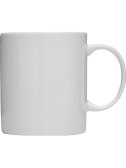 Кружка «Кунстверк»;фарфор;450мл;D=90,H=100,L=125мм;белый