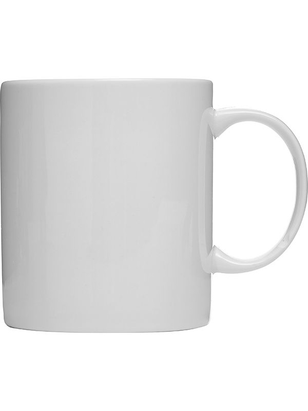 Кружка «Кунстверк»;фарфор;450мл;D=90,H=100,L=125мм;белый