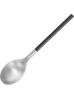 Чайная ложка «Дистрикт Сильвер Блэк Мэтт» - 14,5 см.