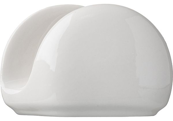 Белая салфетница «Кунстверк» из фарфора