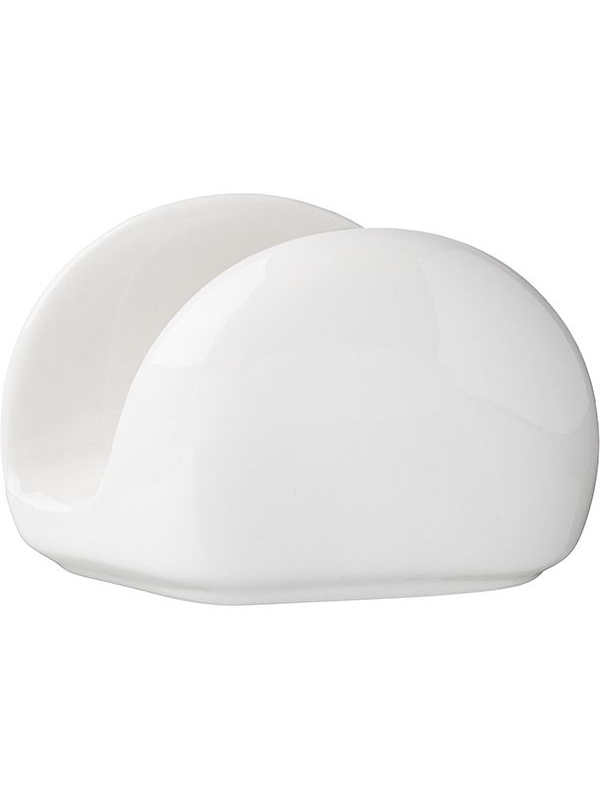 Белая салфетница «Кунстверк» из фарфора