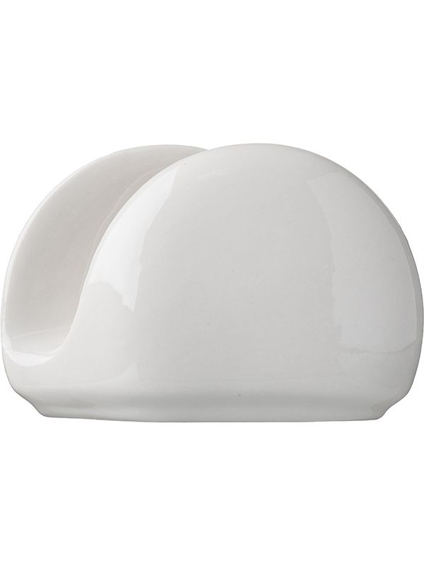 Белая салфетница «Кунстверк» из фарфора