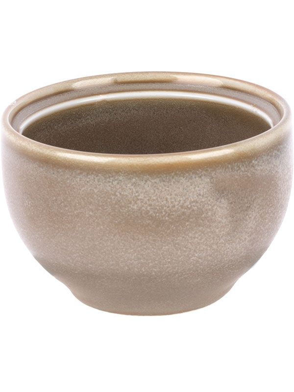 Сахарница «Агава» с крышкой;фарфор;200мл;D=91,H=60мм;матовый,зелен.