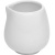 Молочник «Кунстверк»;фарфор;100мл;D=50,H=65,L=40,B=70мм;белый