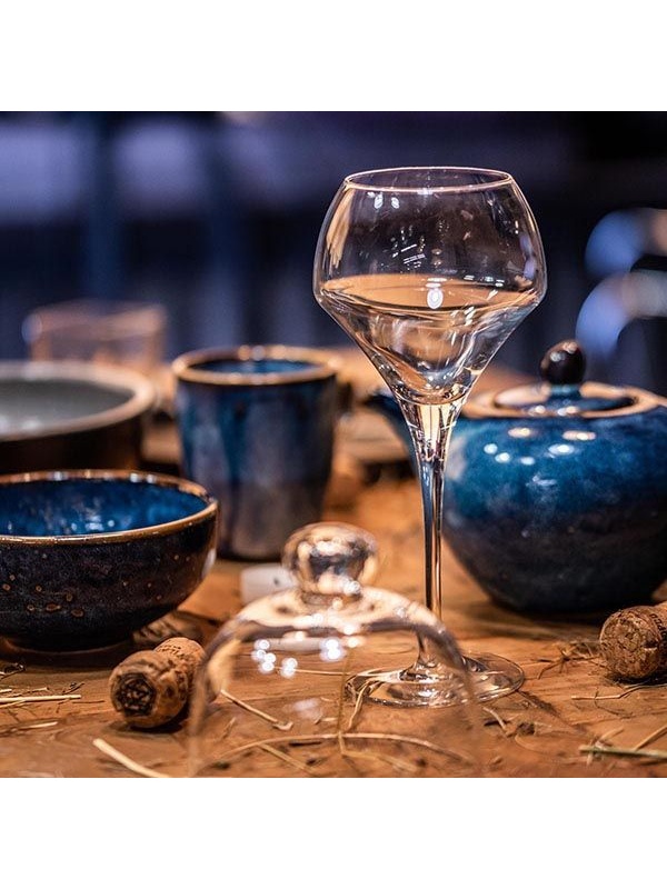 Кружка «Ирис»;фарфор;280мл;D=80,H=94мм;голуб.