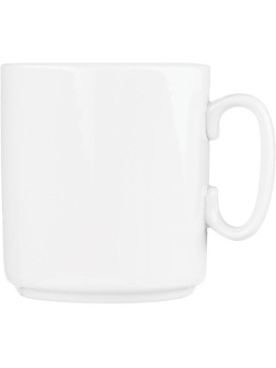 Кружка «Джойс»;фарфор;300мл;D=83,H=88,L=100мм;белый